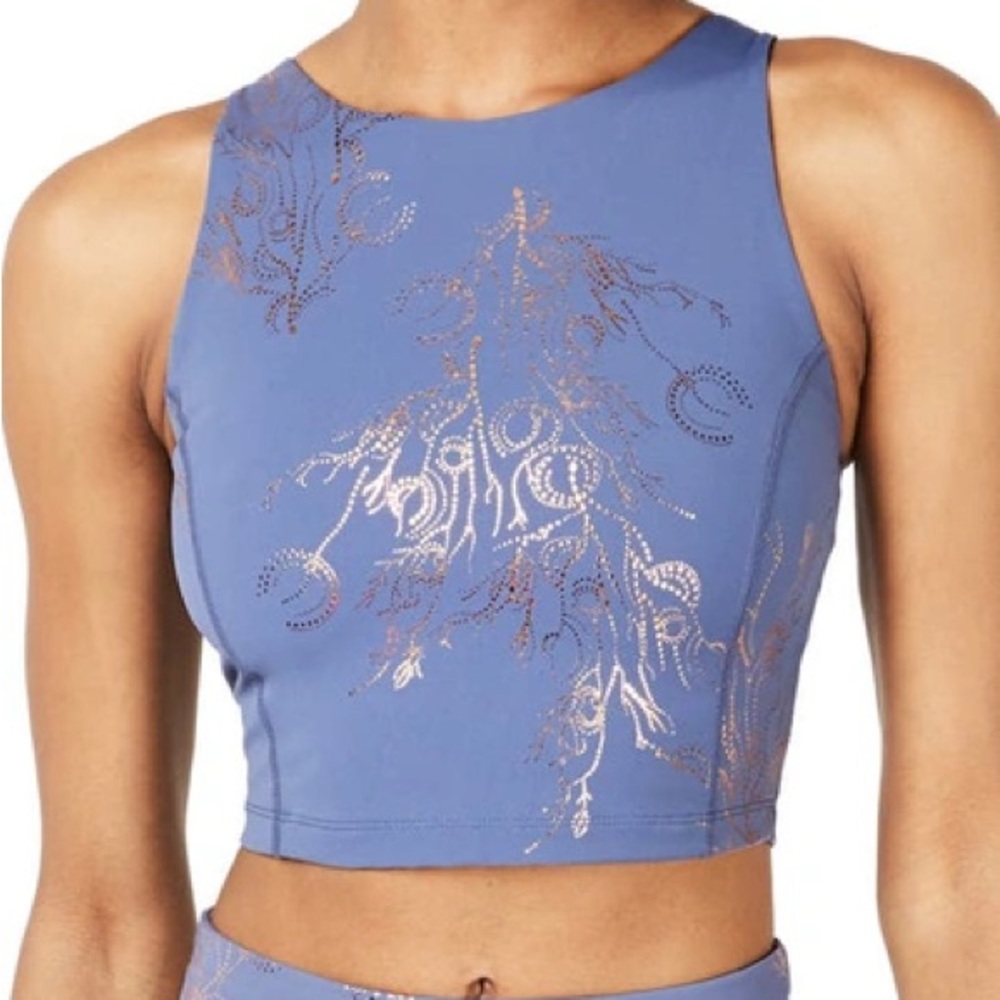 Sweaty Betty Goddess Foil Crop Top